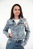 Denim Innovative женская джинсовая куртка короткая Львов